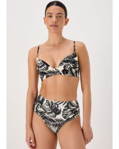 Monochrome Palm Bikini Bottoms