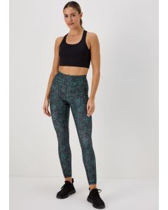 Souluxe Teal Print Sports Leggings