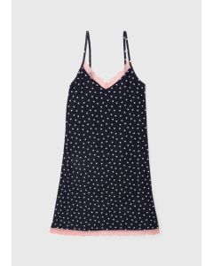  Mono Heart Print Nightie