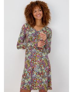 Multicolour Ditsy Supersoft Mini Dress