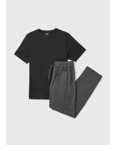 Black Essential Pyjamas Set