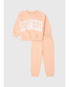 Girls  Los Angeles Joggers & Sweatshirt Set