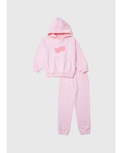 Girls  Happy Mood Joggers & Hoodie Set