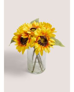 Sunflowers & Vase Yellow-Yellow-One Size