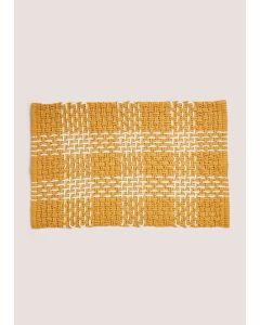 Cottage Bath Mat-Yellow-One Size