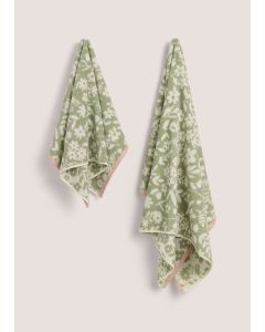  Retreat Jacquard Floral Towel