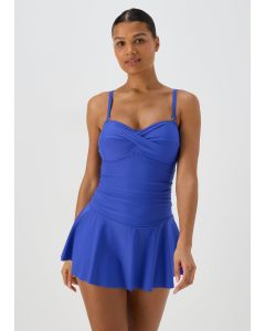 Solid Cupped Swim Dress