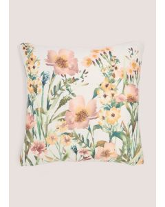 Green Retreat Printed Floral (43cm x 43cm) Multi-Green