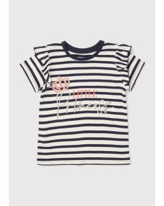 Girls  Stripe Princess T-Shirt