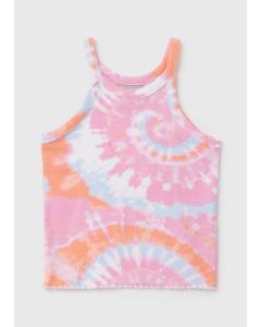 Girls Multicolour Tie Dye Vest 