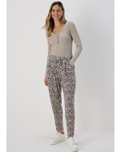 Animal Print Harem Trousers