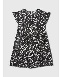 Girls Spot Viscose Dress