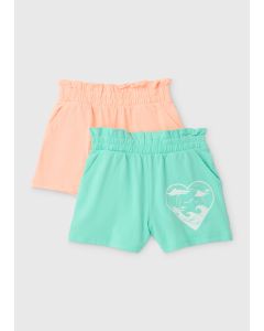 Girls 2 Pack Shorts