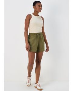 Linen Utility Shorts