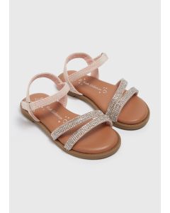 Girls Diamante Sandals