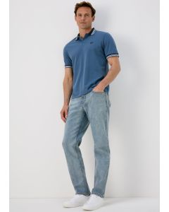 Easy Denim Light Wash Straight Jeans