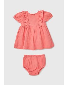 Girls Schifley Dress & Knickers Set