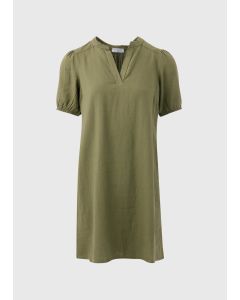 Solid Basic Linen Mini Dress