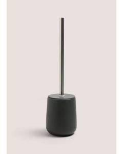 Modern Ceramic Toilet Brush (37cm x 10cm)-Black