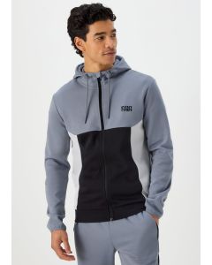 US Athletic Colour Block Zip Up Hoodie