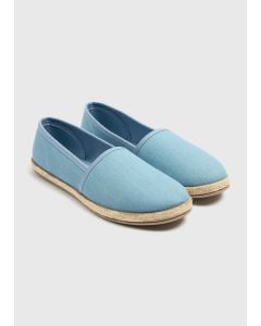 Denim Basic Ballet Espadrille