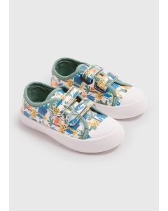 Boys Safari PU Strap Trainers