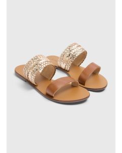 Plaited Sandals