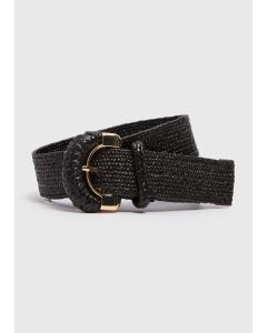 Straw Detail Belt