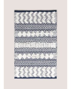 Indigo Bath Mat-Blue-One Size