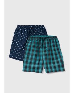 Check & Print 2 Pack Shorts