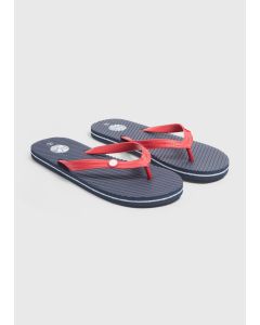 Stripe Textured Flip Flop