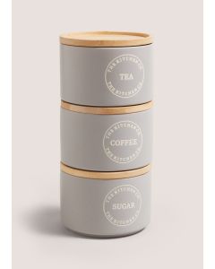 Kitchen Co Ceramic TCS Stack (11.5cm x 24cm)-Grey