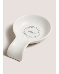 Kitchen Co Spoon Rest (18cm x 12cm x 14cm)-White