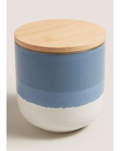 Indigo Canister (12cm x 13.5cm)-Blue