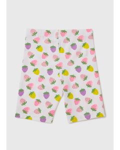 Girls  Strawberry Cycle Shorts