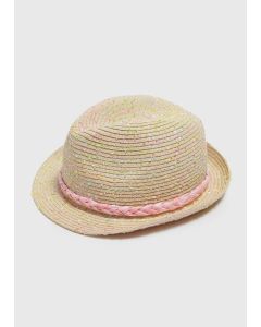 Girls Braid Trilby Hat