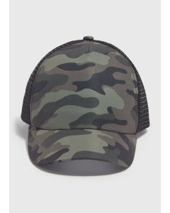 Boys Camo Mesh Back Cap