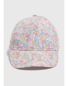 Girls Floral Bow Cap