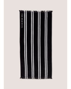 The Beach CO Beach Towel (80cm x 160cm)-Black