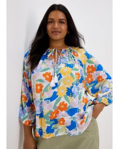 Multicolour Floral Print Blouse