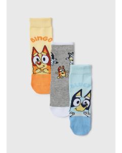 Kids Bluey 3 Pack Socks