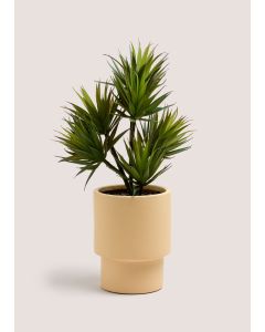 Yukka Ceramic Pot (46cm x 27cm x 22cm)-Natural