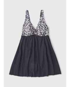 Animal Print Swim Dress