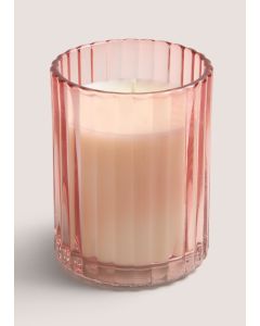 Rose Cottage Candle (9cm x 7.5cm x 7.5cm)-Pink