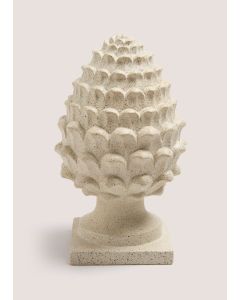 Artichoke Ornament (22.9cm x 14.3cm x 13.7cm)-Cream