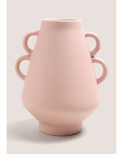 Artisan Multiple Handle Vase (28cmx 25.5cm x 20cm)-Pink