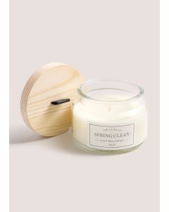 Spring Clean Scented Candle-White-One Size