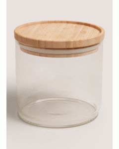 Stackable Glass Jar (10cm x 10cm)-Clear