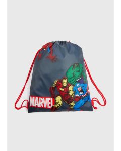 Marvel Kids Avengers Drawstring Bag-Grey-One Size