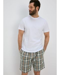 Woven Check Pyjama Shorts